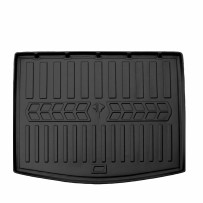 Guminis bagažinės kilimėlis VOLKSWAGEN ID.3 2020   (without niches/upper trunk) black /6024491