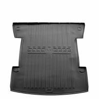 Guminis bagažinės kilimėlis VOLKSWAGEN Caddy III 2K 2003-2020  (5 of 7 seats/long base) black /6024521