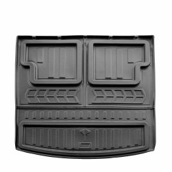 Guminis bagažinės kilimėlis VOLKSWAGEN Tiguan II Allspace 2016 (5 of 7 seats used/USA) black /6024471