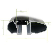 Stogo skersiniai SKODA Enyaq Coupe iV 2023 → Thule WingBar Edge