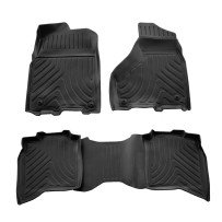 Kilimėliai 3D DODGE RAM 1500 Crew cab 2009-2018, 4 vnt. juodi /5053014