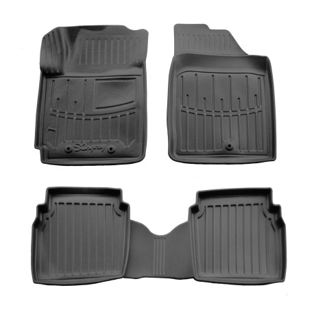 Kilimėliai 3D HYUNDAI i10 PA 2007-2013, 4 vnt. juodi /5009394