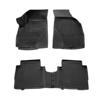 Kilimėliai 3D HYUNDAI Santa Fe I SM 2001-2006, 4 vnt. juodi /5009464