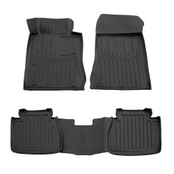 Kilimėliai 3D MERCEDES BENZ W210 E 1995-2002, 4 vnt. (RWD) juodi /5012344