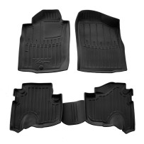 Kilimėliai 3D TOYOTA Land Cruiser Prado J90 3 durys 1996-2002, 4 vnt. juodi /5022514