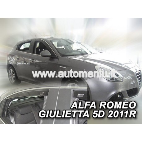 ALFA ROMEO GIULIETTA 5 durų 2010 → 2020 Langų vėjo deflektoriai keturioms durims