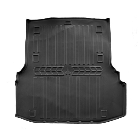 Guminis bagažinės kilimėlis FIAT Fiorino III 2008 (CARGO), juodas /6006111