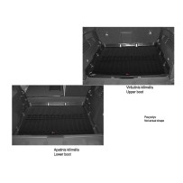 Guminis bagažinės kilimėlis TOYOTA Yaris Cross XP21 2020 → (apatinis kilimėlis)