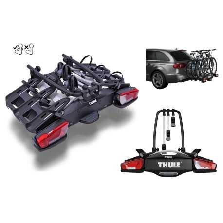 THULE VeloCompact F skirtas montuoti ant FIX4BIKE tipo grąžulo (kablio) vežti ant kablio 3 dviračiams