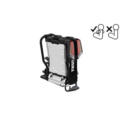 THULE EASYFOLD XT 13pin skirtas montuoti ant FIX4BIKE tipo grąžulo (kablio) vežti ant kablio 2 dviračius