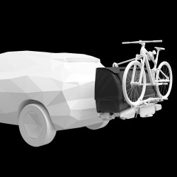 THULE ONTO 2 bagažinė tvirtinama ant dviračio platformos THULE EASYFOLD 3