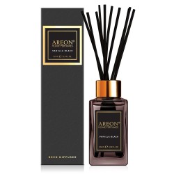 AREON VANILLA BLACK HOME STICKS 85 ml kvapnios lazdelės