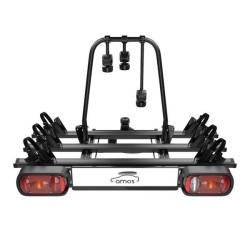 Dviračių laikiklis Amos TYTAN GIRO 3 ant kablio vežti du dviračius JUODAS