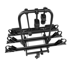 Dviračių laikiklis Amos TYTAN GIRO 3 ant kablio vežti du dviračius JUODAS