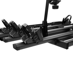 Dviračių laikiklis Amos TYTAN GIRO 3 ant kablio vežti du dviračius JUODAS