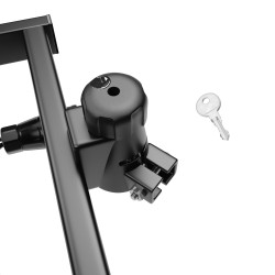 Dviračių laikiklis Amos TYTAN GIRO 4 ant kablio vežti du dviračius JUODAS