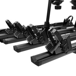 Dviračių laikiklis Amos TYTAN GIRO 4 ant kablio vežti du dviračius JUODAS