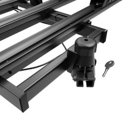 Dviračių laikiklis Amos TYTAN GIRO 4 ant kablio vežti du dviračius JUODAS