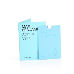Aromatinė kortelė Max Benjamin ACQUA VIVA elegantiškas ir gaivus