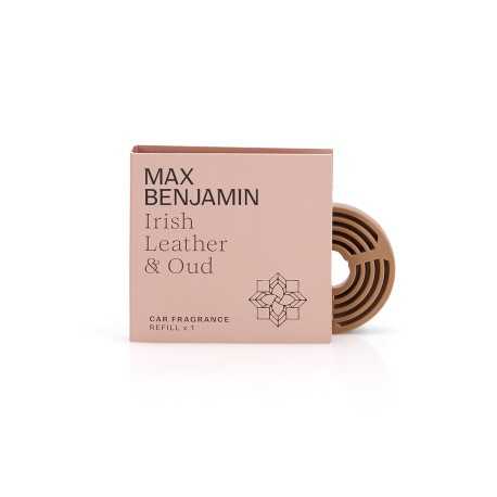 Automobilio kvapo papildymas Max Benjamin IRISH LEATHER & OUD