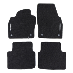 SKODA KAMIQ 2019 → Medžiaginiai veliūrinės dangos kilimėliai