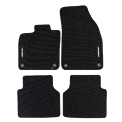 SKODA ENYAQ IV 2020 → Medžiaginiai veliūrinės dangos kilimėliai