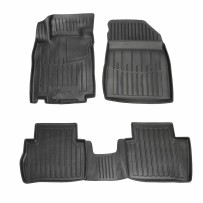 Kilimėliai 3D NISSAN Tiida C11 2004-2011, 4 vnt. juodi /5014344