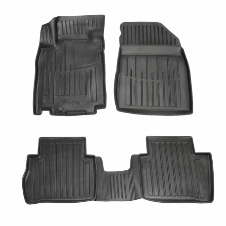 Kilimėliai 3D NISSAN Tiida C11 2004-2011, 4 vnt. juodi /5014344