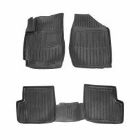 Kilimėliai 3D TOYOTA Corolla E120 2000-2006, 4 vnt. juodi /5022534