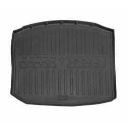 Guminis bagažinės kilimėlis DACIA Duster III 2024 (apatinis kilimėlis/mažas ats.ratas), juodas /6018651