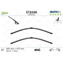VALYTUVAI VALEO SILENCIO AUDI A3 Hečbekas 2003 → 2012 VF310