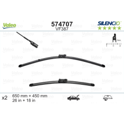 VALYTUVAI VALEO SILENCIO SKODA Superb III Universalas 2015 → VF387