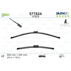 VALYTUVAI VALEO SILENCIO SKODA Octavia III Hečbekas 2012 → VF824