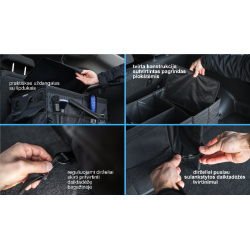 Sulankstoma daiktadėžė automobiliui. automobilio daiktų laikymo krepšys