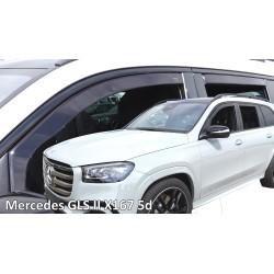 MERCEDES GLS II X167 5d 2019 → (+OT) Langų vėjo deflektoriai keturioms durims