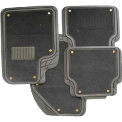 Juodi Guminiai kilimėliai (su isšegama medžiaga)