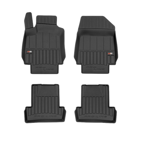 RENAULT CLIO III 2005 → 2012 Guminiai kilimėliai aukštais borteliais ProLine 3D