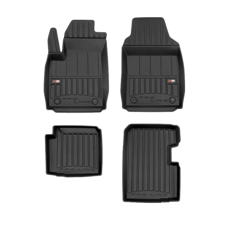 FIAT 500 HYBRID 2020 → Guminiai kilimėliai aukštais borteliais ProLine 3D 3D426696