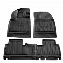 Kilimėliai 3D FIAT Doblo K9 2022 , 4 vnt. (be porankio) juodi /5016114