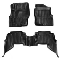 Kilimėliai 3D NISSAN Pathfinder III R51 2010-2015, 3 vnt. juodi /5014363