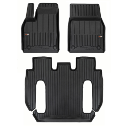 TESLA MODEL X 2022 → Guminiai kilimėliai aukštais borteliais ProLine 3D