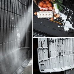 CHEVROLET CRUZE I HEČBEKAS 2008 → 2016 Guminis bagažinės kilimėlis aukštais borteliais ProLine 3D