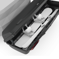 THULE ARCOS BOX XL Bagažinė ant kablio PILNAS KOMPLEKTAS SU MONTAVIMO PLATFORMA