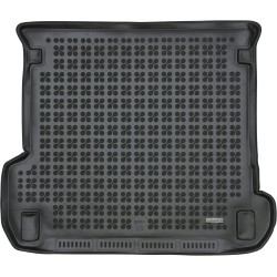 Audi Q7 7 sėdynės sulenkus trečią sėdynių eilę 2015 → Modelinis guminis bagažinės kilimėlis