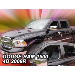 DODGE Ram 1500 IV 4 durų 2009 → 2018 (+OT) Langų vėjo deflektoriai keturioms durims