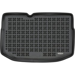 Citroen C3 su standartinio dydžio atsarginiu ratu 2009 → 2016 Guminis bagažinės kilimėlis