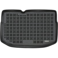 Citroen C3 su standartinio dydžio atsarginiu ratu 2009 → 2016 Guminis bagažinės kilimėlis