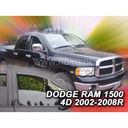 DODGE Ram 1500 4 durų 2002 → 2008 Langų deflektoriai priekinėms durims
