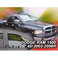DODGE Ram 1500 4 durų 2002 → 2008 Langų deflektoriai priekinėms durims