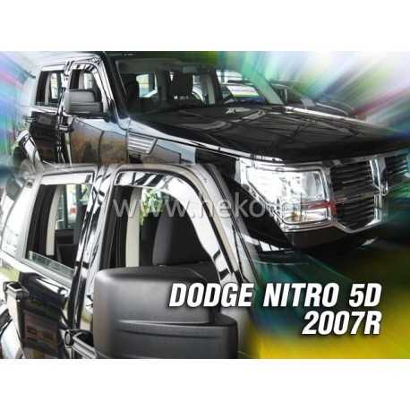 DODGE Nitro 2006 → 2011 (+OT) Langų vėjo deflektoriai keturioms durims